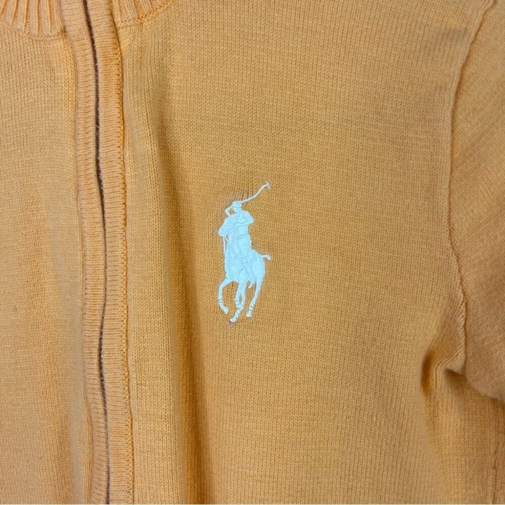 Ralph Lauren polo golf zip up sweater Zip-Up Sweater in Orange - Picture 4 of 7